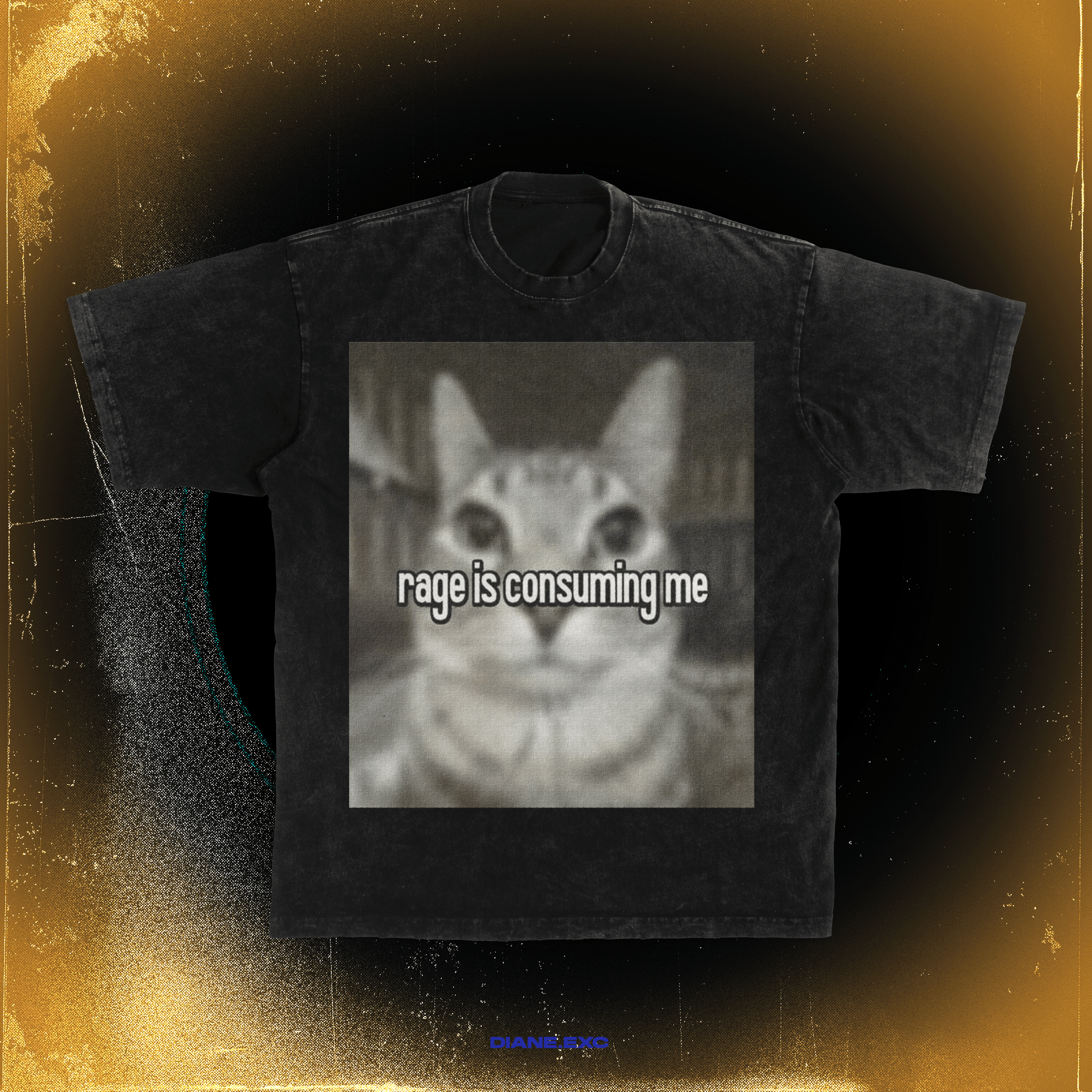 Short Sleeve T-Shirt (Rage is consuming me)